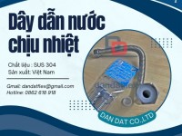 Ống mềm cấp nước inox, dây dẫn nước bình nóng lạnh, ống inox dẫn nước nóng lạnh
