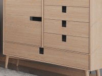 Tay nắm âm tủ hợp kim cao cấp NK099S | Zalo 0901 196 552 