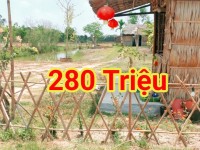 280 Triệu sang Tên 1000m2 có Thổ Cư, Gần DT 818, mỗi tháng trả thêm 3 triệu