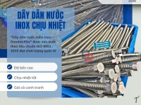 Dây dẫn nước, dây mềm cấp nước thép không gỉ, dây mềm cấp nước inox