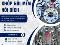 Khớp nối ren công nghiệp, khớp nối chống rung máy bơm, khớp nối chống rung kim loại 