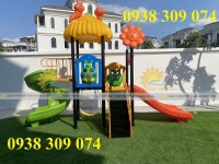 Cầu trượt khu vui chơi trẻ em, cầu trượt liên hoàn giá rẻ