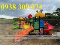 Cầu trượt khu vui chơi trẻ em, cầu trượt liên hoàn giá rẻ