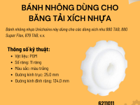 Bánh nhông dùng cho băng tải xích nhựa