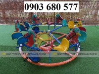 Đu quay hình con vật đáng yêu cho trẻ em mầm non