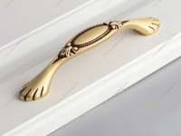 Tay nắm tủ đồng phối hoa văn cổ điển NK203 | Zalo 0901 196 552