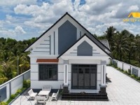 NHÀ SIÊU ĐẸP - VỊ TRÍ ĐẮC ĐỊA - Cần Bán Nhà Mái Thái Sân Vườn, Phường Phú Tân, TP Bến Tre