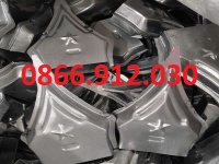 Xưởng sản xuất nắp chụp hàng rào, chông hàng rào sắt hộp giá rẻ