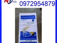 Bao PP dệt đựng 50kg, bao PP dệt đựng gạo 50kg