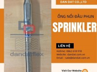 Ống mềm đầu phun sprinkler, dây nối mềm inox cho sprinkler, ống mềm kết nối đầu phun chữa cháy