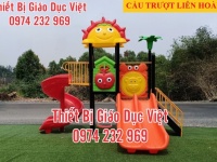 Bộ cầu trượt liên hoàn, cầu trượt liên hoàn cho bé