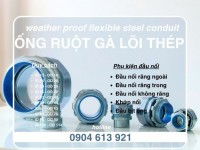 Ống ruột gà lõi thép bọc nhựa PVC phi 1/2