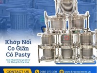 Khớp nối inox giảm rung, khớp chống rung inox cho máy bơm, khớp nối mềm giảm chấn