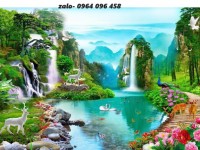 Tranh gạch 3d ốp tường phong cảnh - CVX22