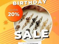 Birthday Sale - Tưng bừng ưu đãi 20% toàn bộ tay nắm tủ cổ điển
