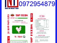 Bao PP in flexo đựng thức ăn chăn nuôi, sản xuất bao bì thức ăn chăn nuôi