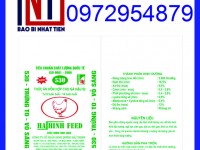 Bao PP in flexo đựng thức ăn chăn nuôi, sản xuất bao bì thức ăn chăn nuôi
