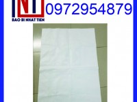 Bao PP trắng đựng thức ăn chăn nuôi, bao PP trắng đựng nguyên liệu sản xuất cám