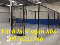 Vách lưới ngăn kho, Vách lưới thép ngăn nhà xưởng 