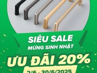 Tay nắm tủ cao cấp NK211 - Ưu đãi 20% toàn bộ sản phẩm