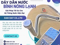 Dây dẫn nước inox, ống mềm cấp nước nóng lạnh, dây mềm inox cấp nước ren trong