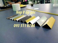 Nẹp góc bo tròn nẹp U nhôm nẹp V inox màu la nhôm Inox