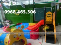 Cầu trượt trẻ em, nhà banh nhựa trẻ em nhập khẩu