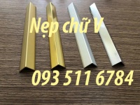 Nẹp góc chữ V Inox vàng nẹp F nhôm kết thúc La inox cuộn