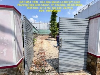 ĐẤT MẶT TIỀN - Cần Bán Nhanh Lô Đất 371,3 m2 Phường Hiệp Bình Chánh, TP Thủ Đức, Hồ Chí Minh