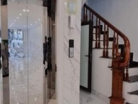 Nhà mặt đường Thanh Đàm 51m x6T, thang máy, kinh doanh đỉnh. Giá 17.4 tỷ