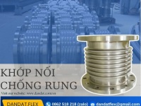 Giá khớp nối chống rung inox, khớp nối mềm inox nối bích, khop noi mem 