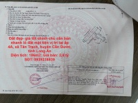Đất đẹp- giá tốt chính chủ cần bán nhanh lô đất mặt tiện vị trí tại huyện Cần Đước, tỉnh Long An