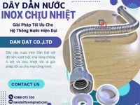 Dây cấp nước nóng lạnh inox, dây dẫn nước nóng lạnh vòi lavabo, dây mềm inox dẫn nước cho vòi chậu