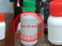 Chai lọ 100ml vuông, lọ nhựa 100ml vàng, chai lọ nhựa HDPE 100ml
