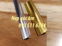 Nẹp ron gạch U10 nhôm Inox nẹp V góc tường nẹp góc âm