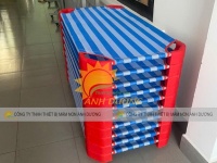 Giường lưới mầm non cho bé ngủ trưa giá rẻ