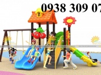 Cầu trượt xích đu giá rẻ,cầu trượt liên hoàn ngoài trời LH
