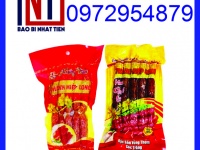 Sản xuất túi PA/PE đựng lạp xưởng, in túi lạp xưởng