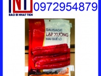 Sản xuất túi PA/PE đựng lạp xưởng, in túi lạp xưởng