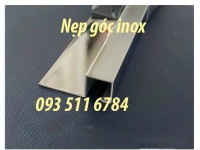 Nẹp góc tròn nẹp góc vuông inox nẹp inox góc vuông 2 cánh