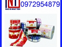 Sản xuất bao bì bánh kẹo dạng cuộn, cuộn màng bánh kẹo