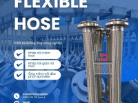 Khớp nối mềm inox 304 nối bích, khớp giảm rung inox, nối mềm inox
