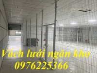 Cung cấp vách lưới ngăn kho, vách lưới ngăn xưởng tại Hà Nội 