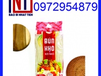 In bao bì bún khô, chuyên in túi đựng bún khô