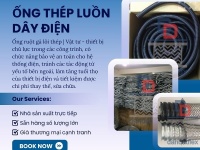 Cung cấp ống ruột gà lõi thép bọc nhựa pvc, ống thép luồn dây điện