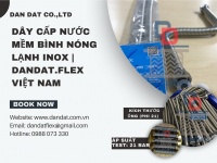 Ống nối mềm sprinkler, Dây cấp nước, Dây dẫn nước mềm inox, Khớp nối mềm PCCC