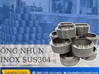 Khớp nối bù trừ giãn nở, ống giãn nở inox, khớp nối mềm inox 304