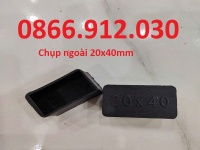Nắp chụp sắt hộp 20x40mm có những màu nào?