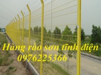 Thi công hàng rào sơn tĩnh điện tại Hà Tĩnh