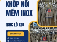 Khop noi mem, khớp nối chống rung, khớp nối mềm mặt bích, nối mềm inox